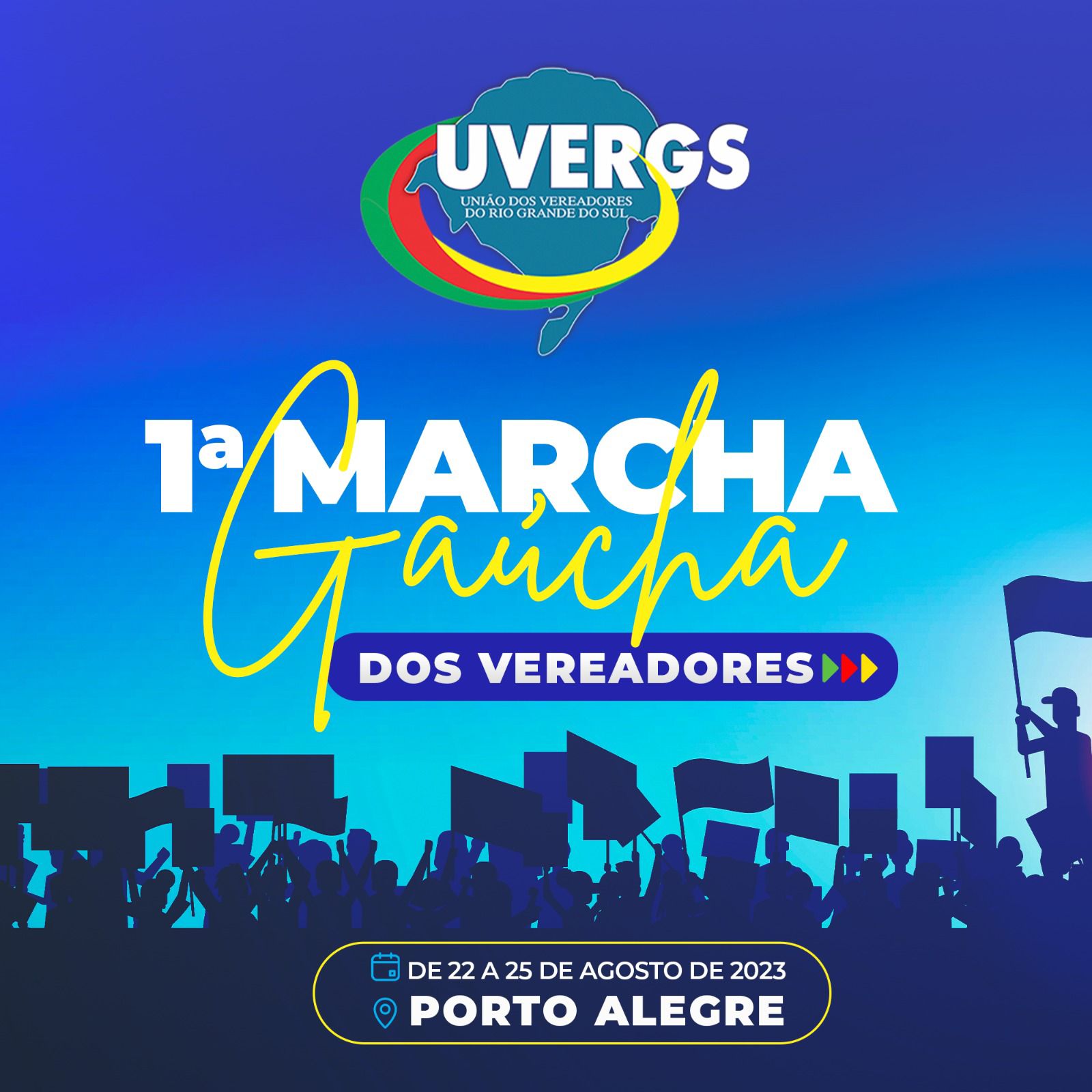 UVERGS realiza Marcha Gaúcha dos Vereadores